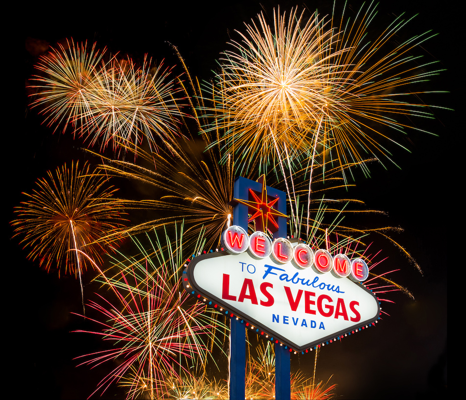 New Years Fireworks Las Vegas Photos