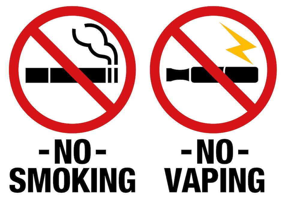 No Smoking and No Vaping Signs