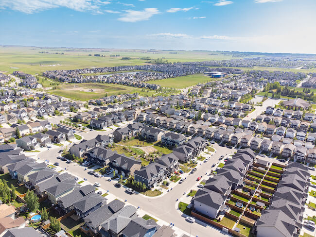 Neighbourhood Homes in Reunion, Airdrie, Alberta, Canada