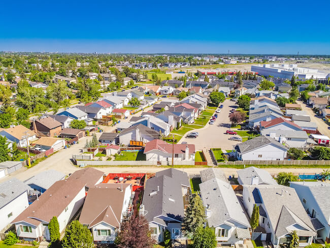 Erin Woods Neighbourhood Homes in East Calgary, Alberta, Canada
