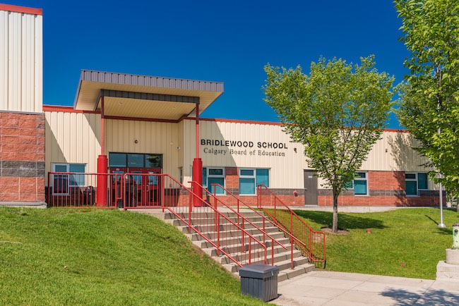 Bridlewood School in South Calgary, Alberta, Canada