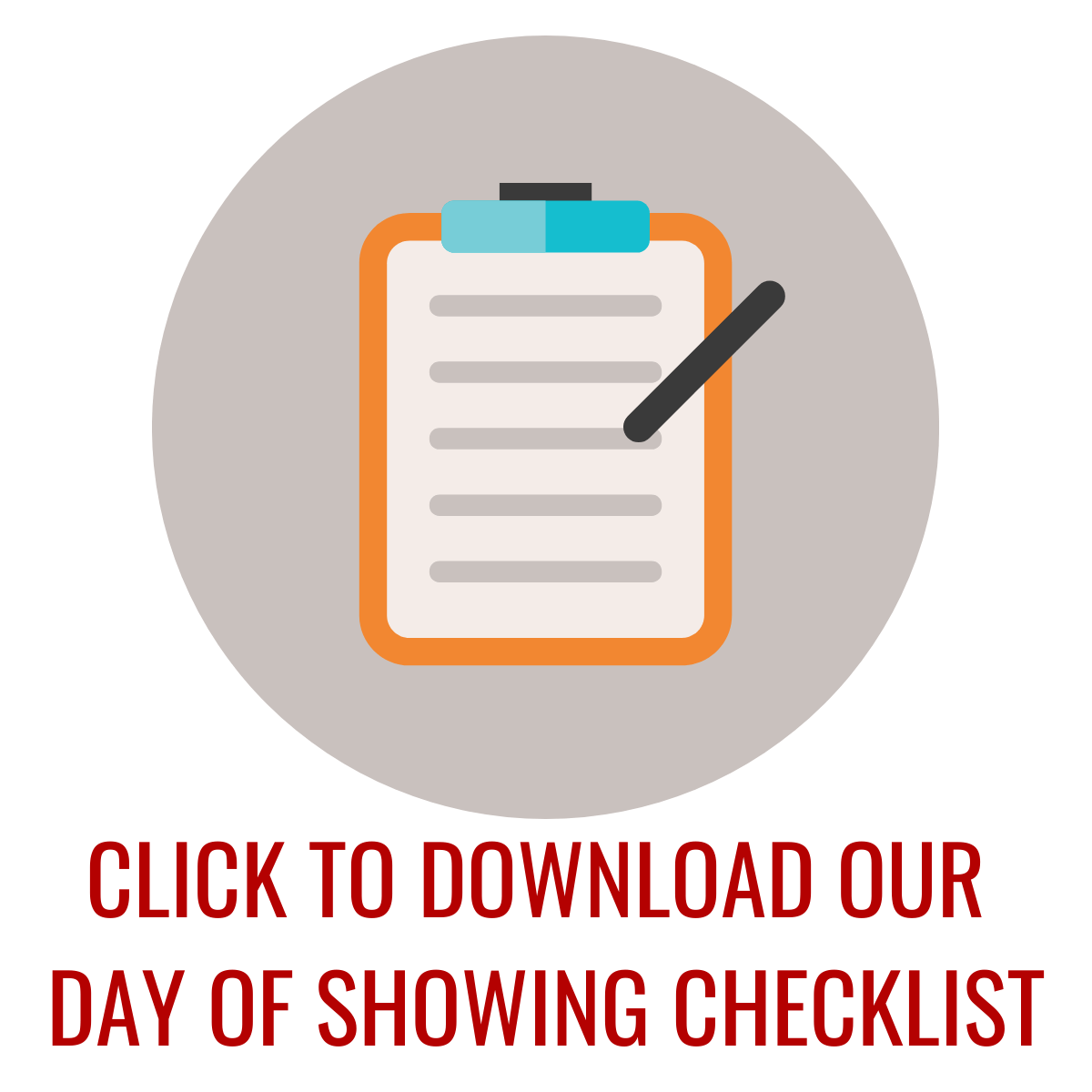 Download Checklist for Day of Showing