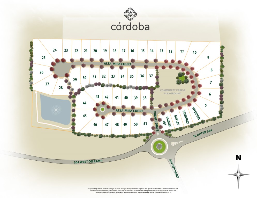 Cordoba Site Map