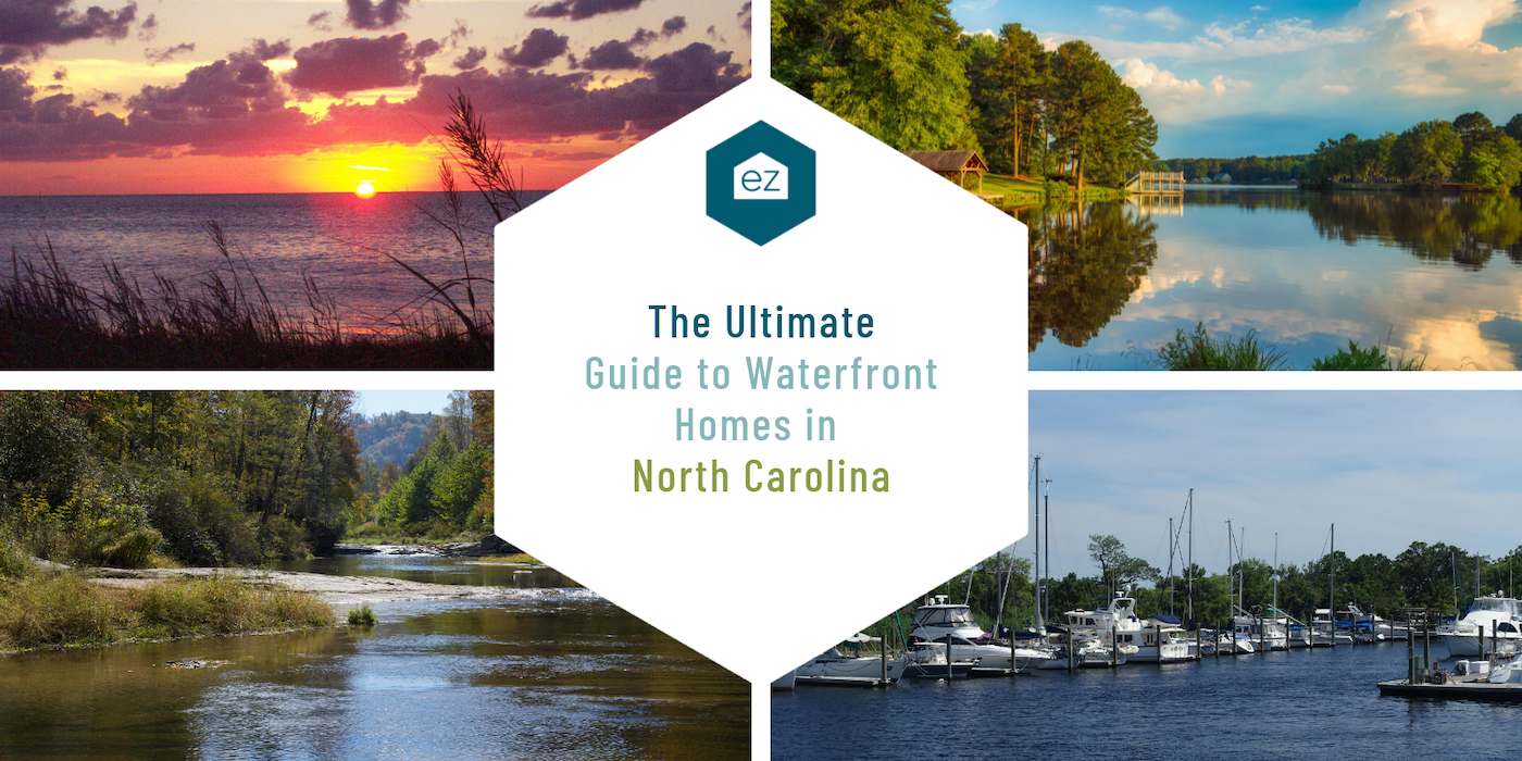 Photos of watefront properties in North Carolina