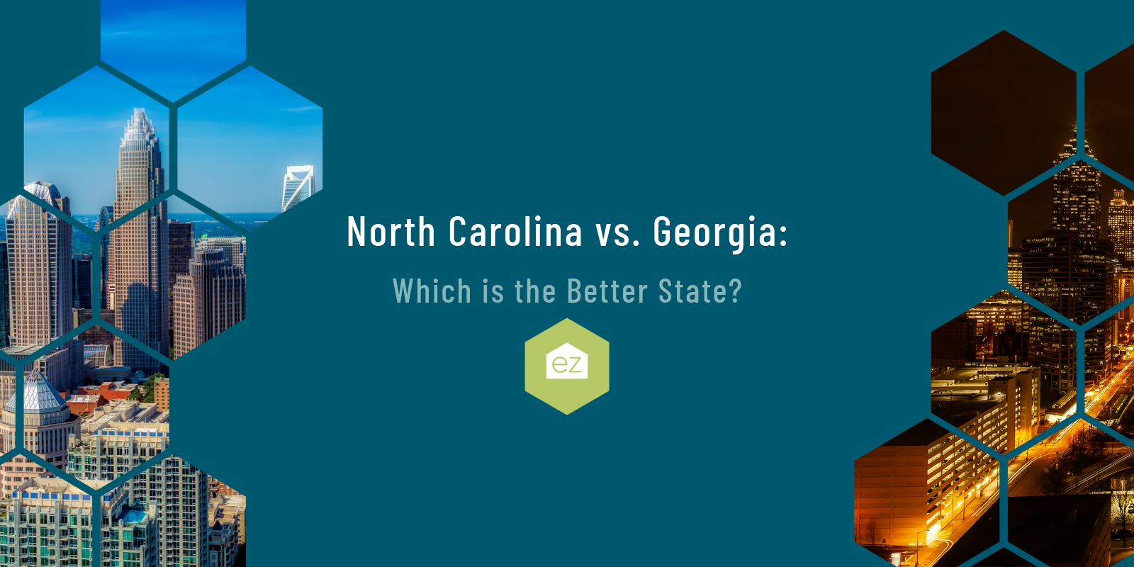 City comparison between North Carolina and Georgia USA