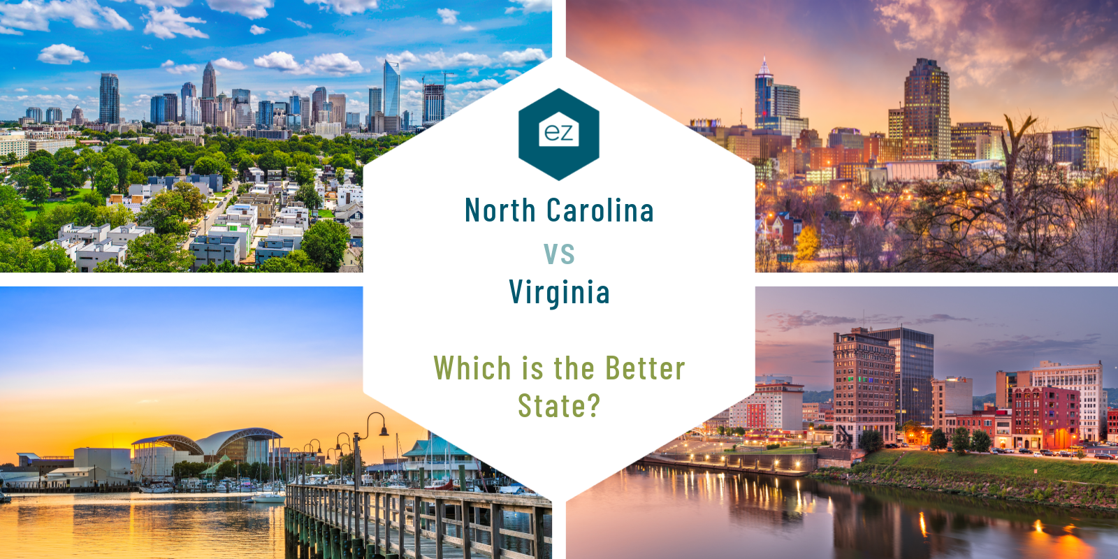 City comparison between North Carolina and VA