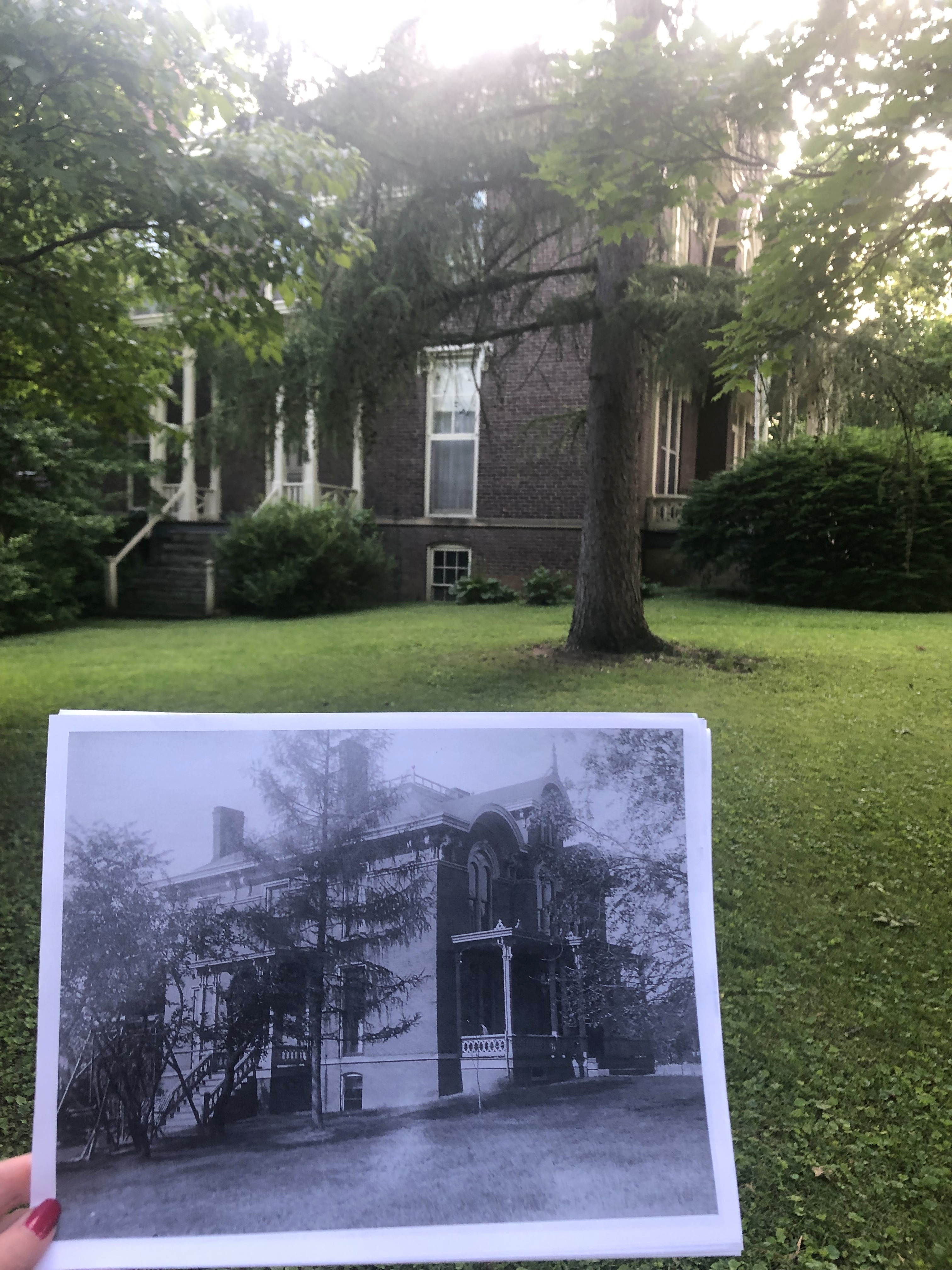 side porch at 151 Duncan from around 1905 to 2019