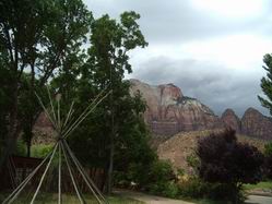 Zion National Park inside Springdale Utah