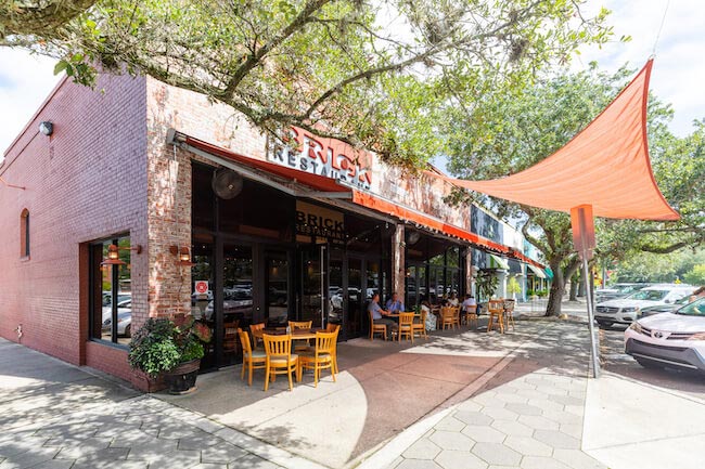 Brick Restaurant in Avondale, Jacksonville, Florida