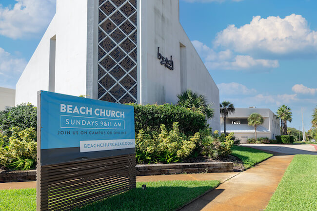 Beach Church in Jacksonville Beach, Florida
