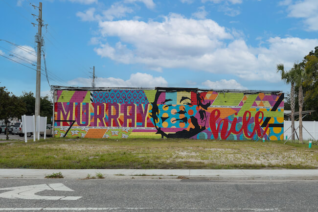 Mural in Murray Hill, Jacksonville, Florida