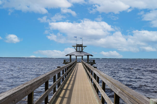 Pier in RiverTown, St. Johns, Florida