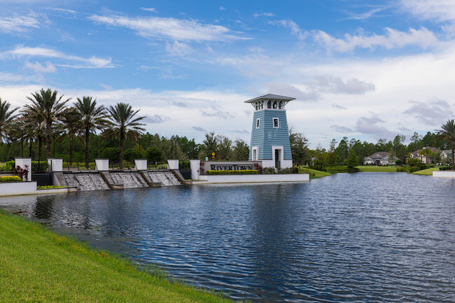 Water Feature in RiverTown, St. Johns, Florida