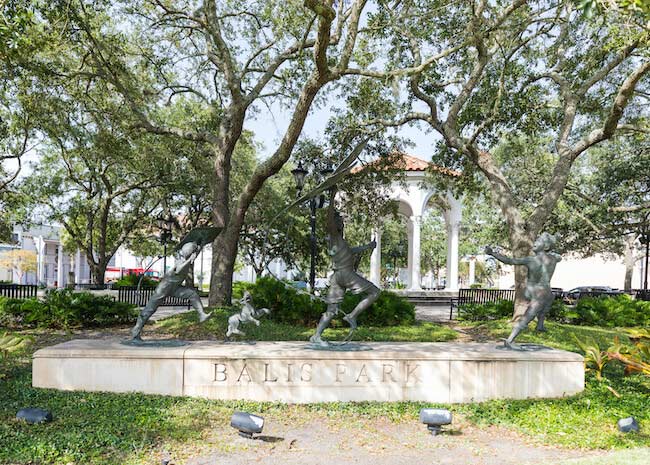 Balis Park in San Marco, Jacksonville, Florida