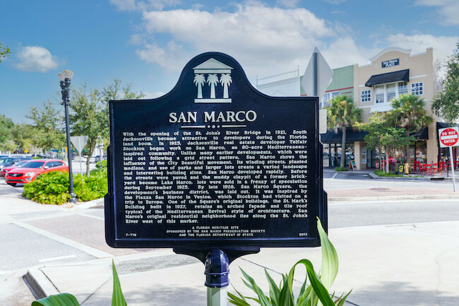 San Marco, Jacksonville, Sign