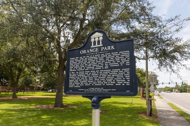 Heritage Sign in Orange Park, Florida