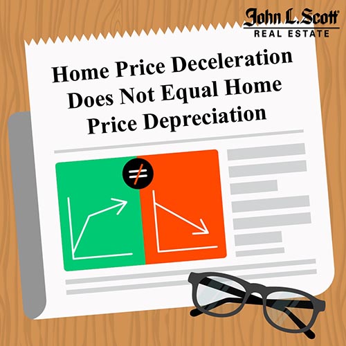 Graphic- Home Deceleration not Depreciation
