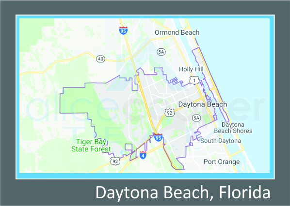 Daytona Beach Tourist Map