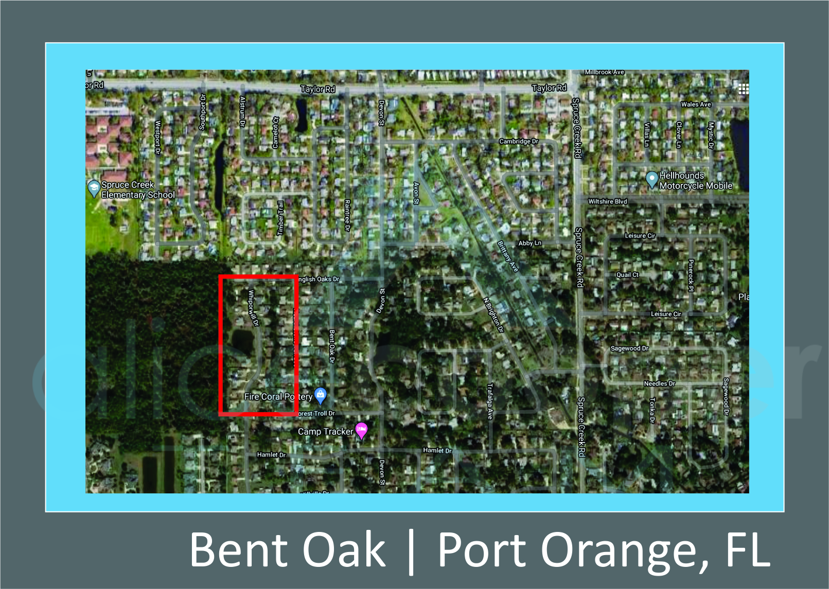 Map of Bent Oaks, Port Orange FL