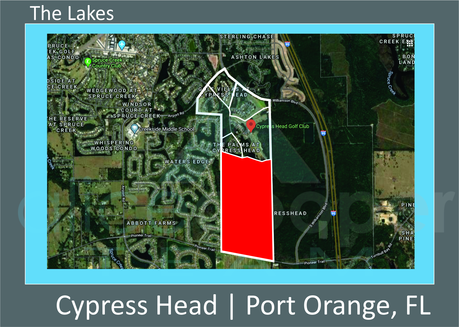 Map of Cypress Head The Lakes Port Orange FL