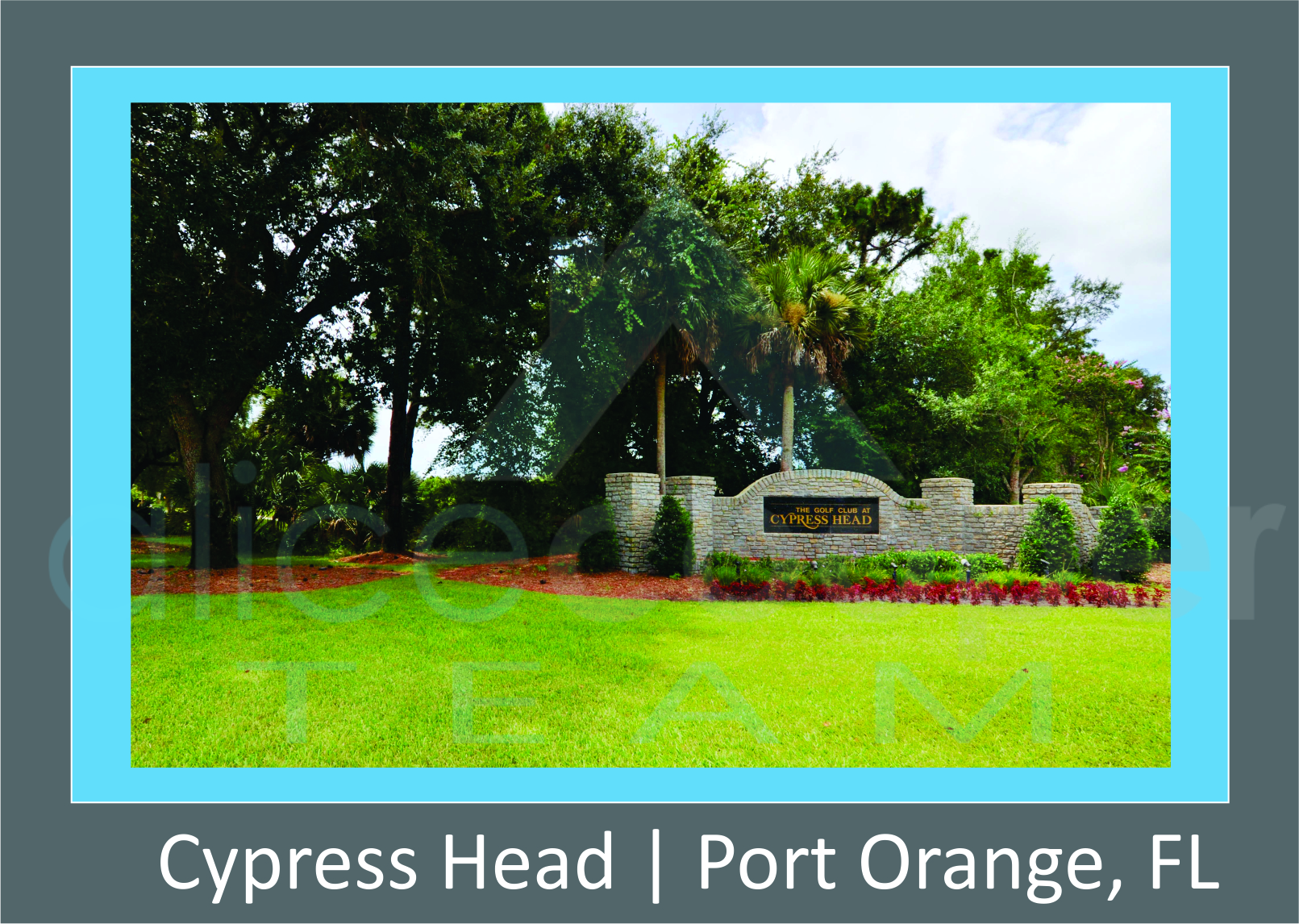 Cypress Head Neighborhood Entrance Sign