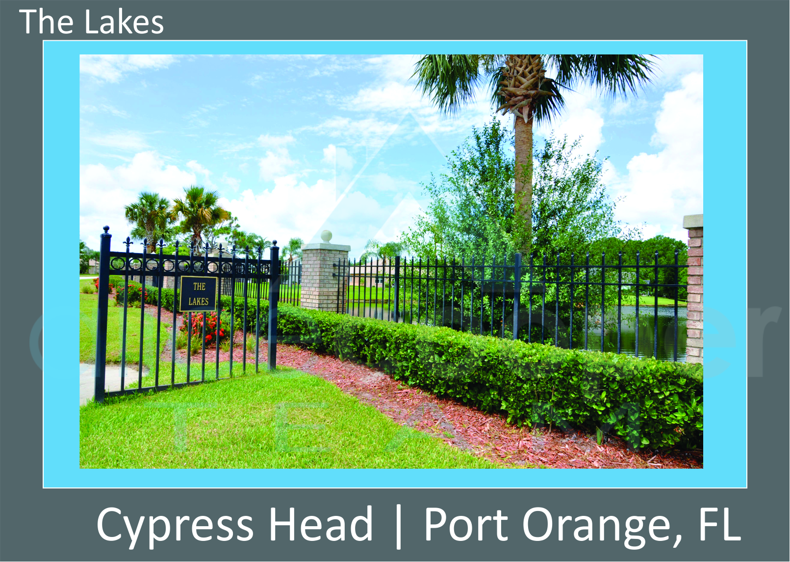 Cypress Head The Lakes Neighborhood Entrance