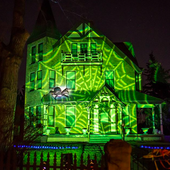 The haunted house at Ghoul's night out at Heritage Park