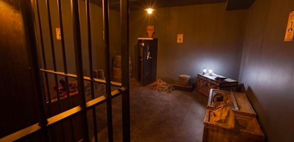 An escape room at the Locked Room in Calgary, AB