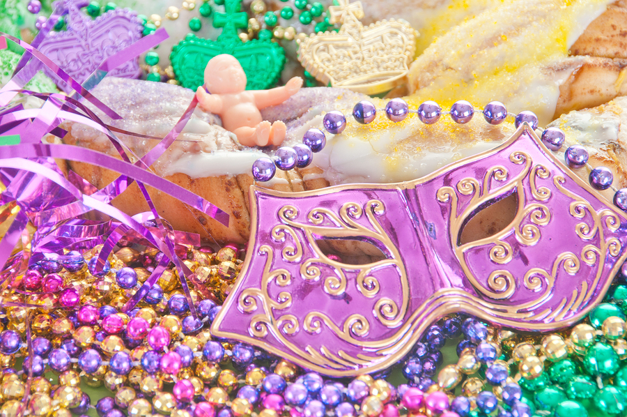 King Cake Mardi Gras