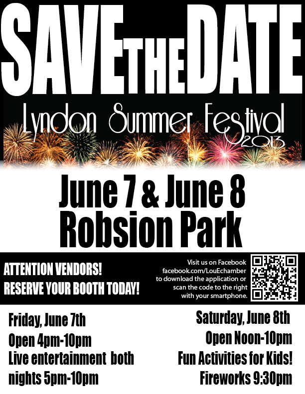 Lyndon Summer Festival June 7th and 8th Joe Hayden Real Estate Team