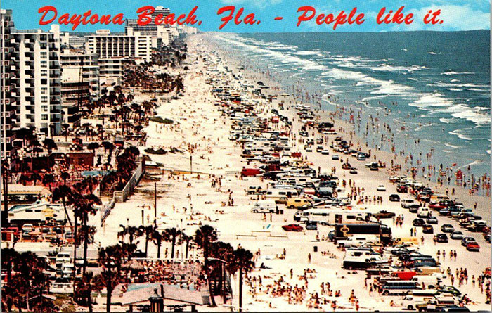 daytona beach classic postcard
