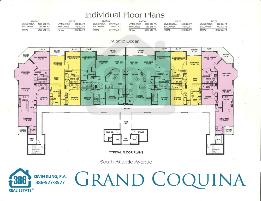 Grand Coquina Condo Floor Plans