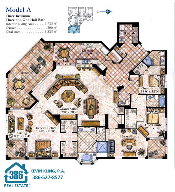 Seacrest A Floor Plan