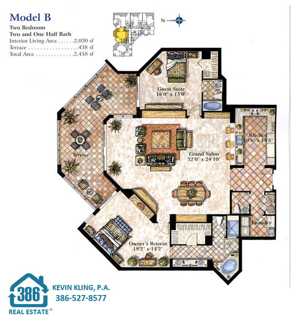 Seacrest B Floor Plan