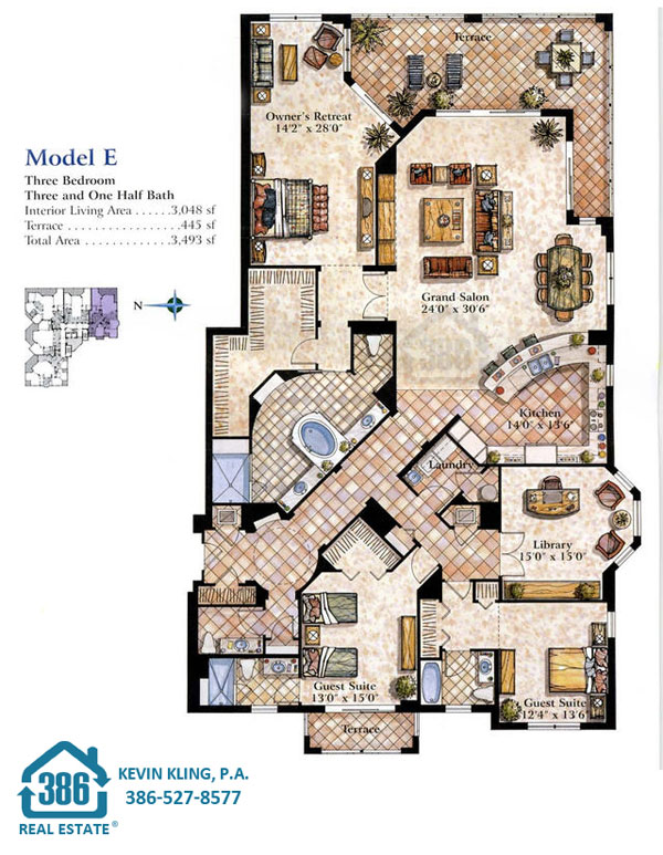 Seacrest E Floor Plan