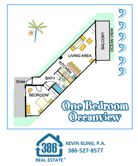 1 Bed Oceanview