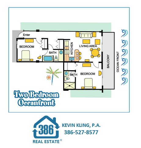 2 Bed Oceanfront