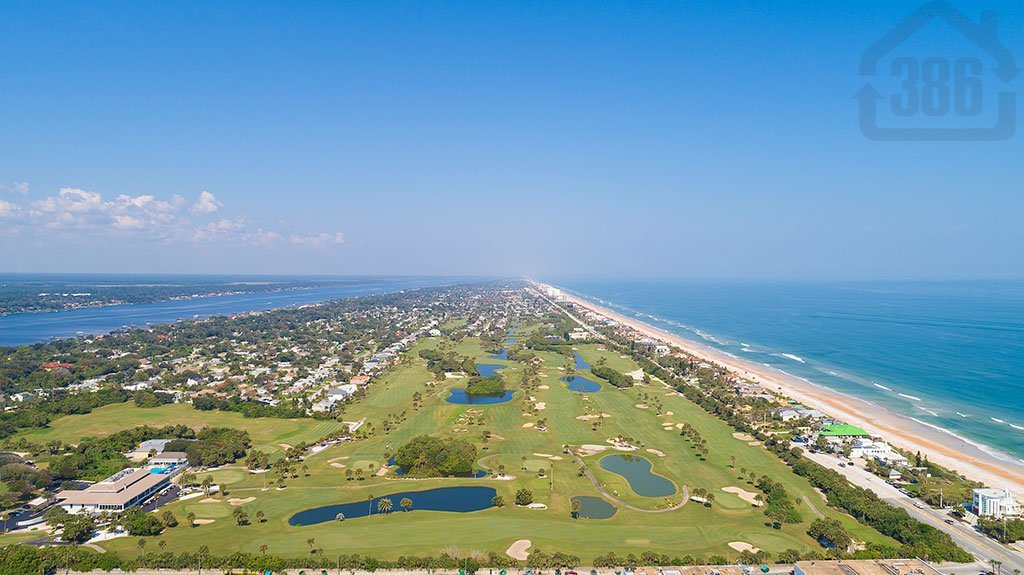 ormond beach river ocean golf view