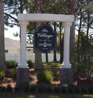 Village of Town Park Sign