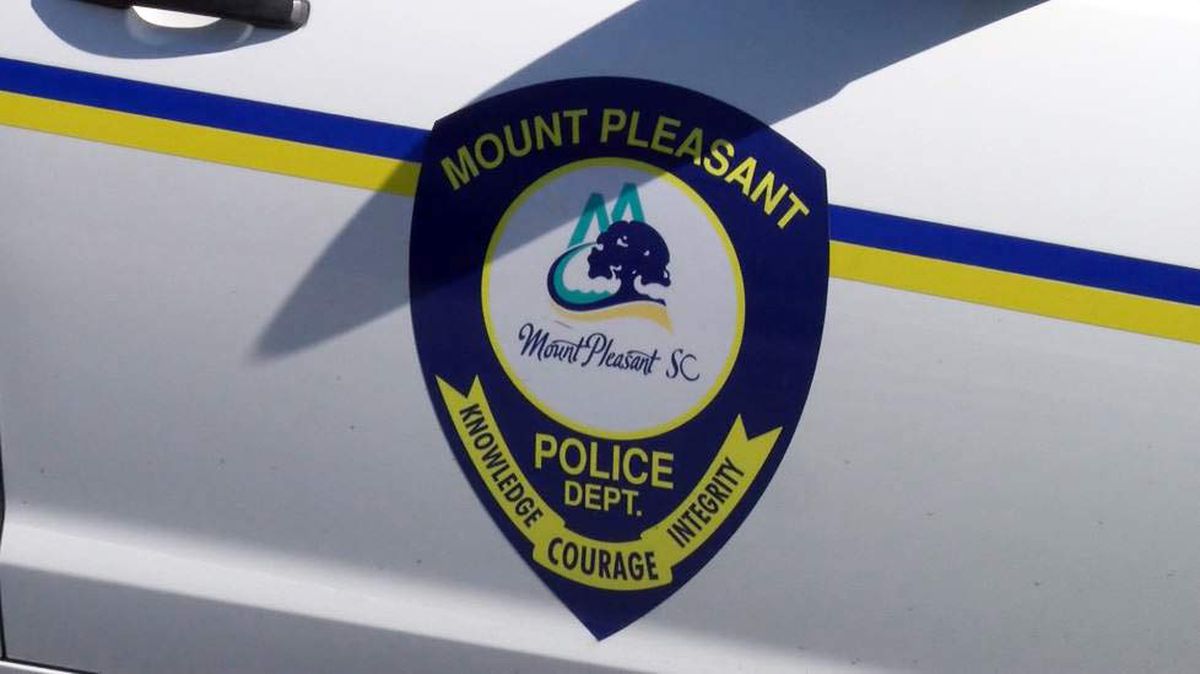 Mount Pleasant Police Car Door with Logo