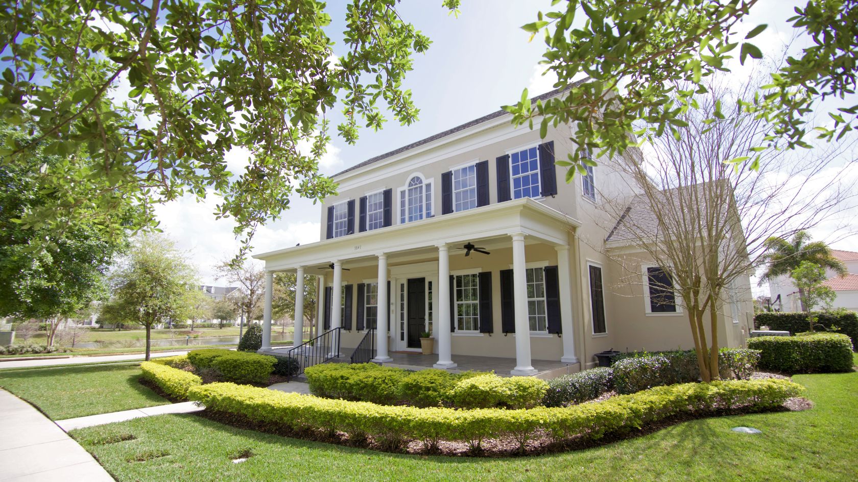 Large Colonial Style White Home for Sale in Baldwin Park