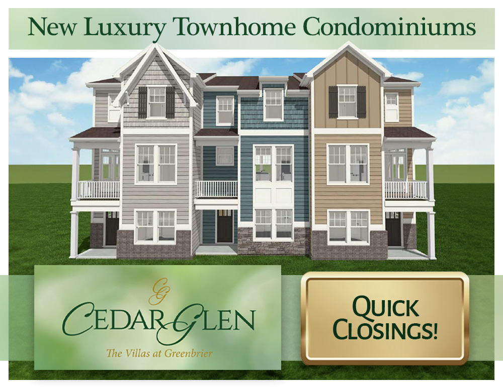 Cedar Glen - The Villas at Greenbrier Townhome Condominiums Chesapeake VA