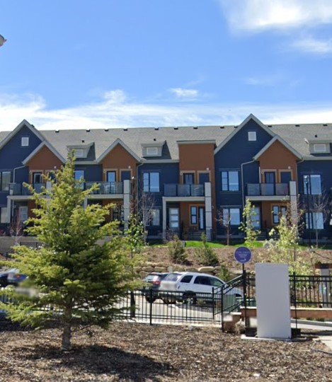 Exterior view of the Octave townhomes