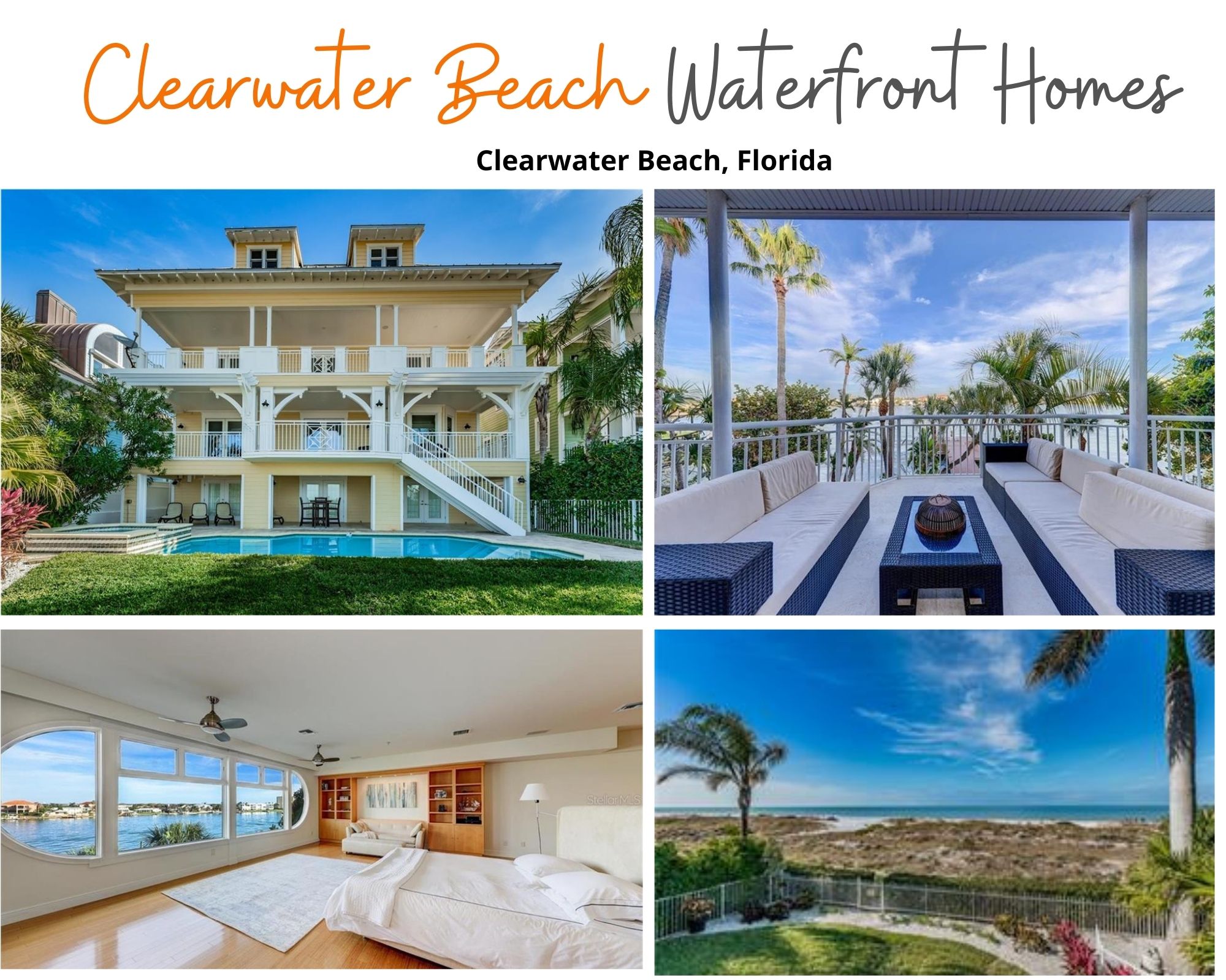 Clearwater Beach FL Waterfront Homes Waterfront Homes For Sale