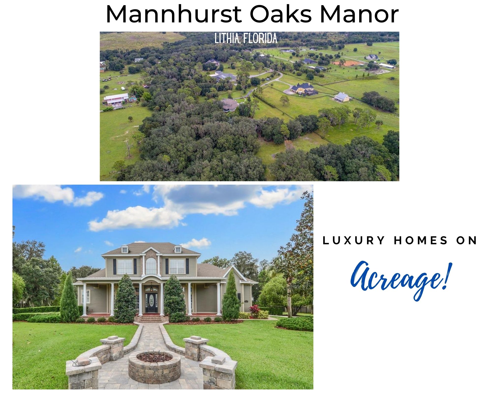 Mannhurst Oaks Manor Homes For Sale Lithia Florida Real Estate