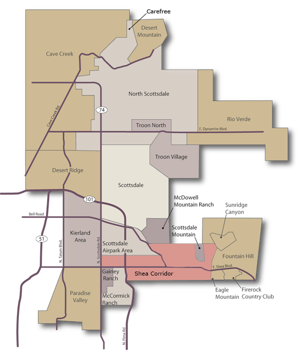 Shea Corridor - Fountain Hills Arizona 
