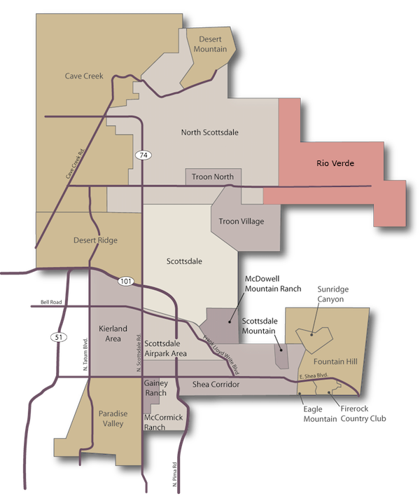 Rio Verde Arizona Map - Winni Karilynn