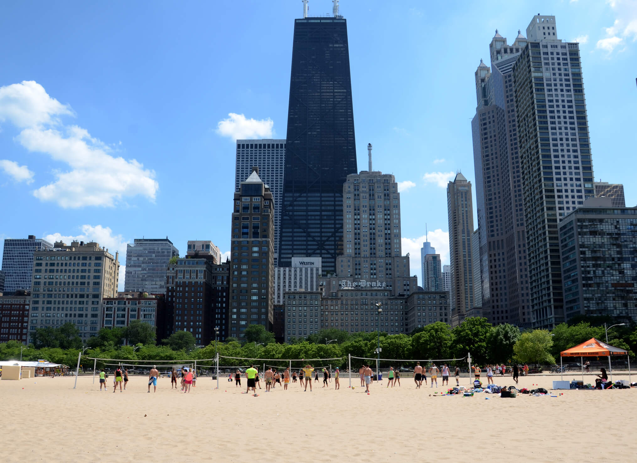 Oak Street Beach: Moving to Chicago 