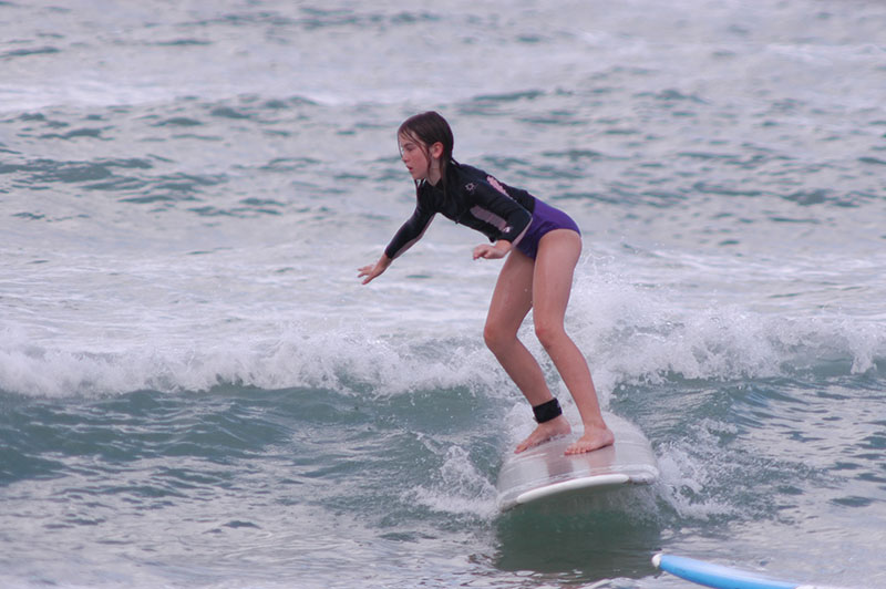 Ashley Surfing