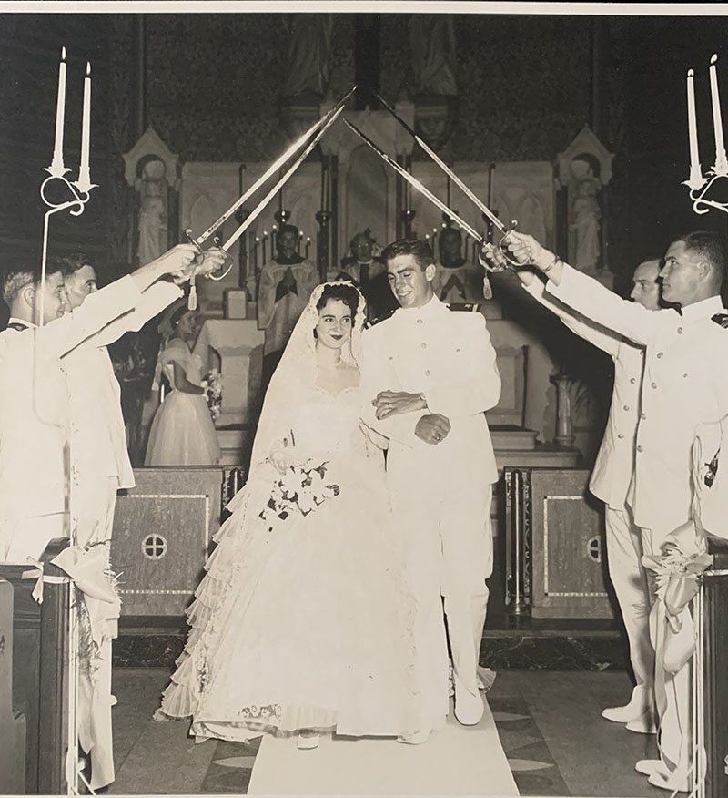 George & Mary Lou Wedding